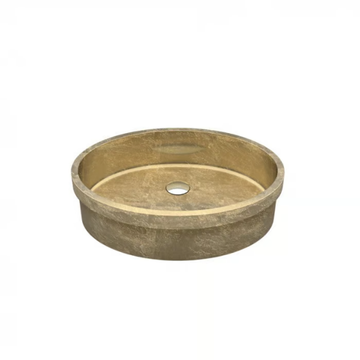 ELLISSE FL SMALL - Inset round washbasin by Glass Design - view 3
